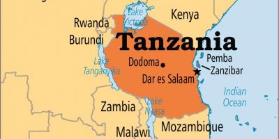 Peta dari dar es salaam tanzania