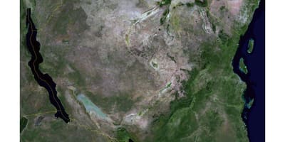 Peta dari satelit tanzania