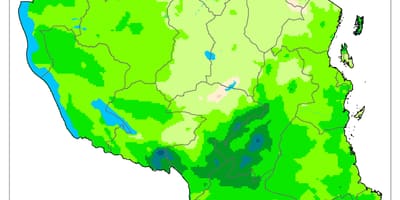 Peta dari tanzania iklim