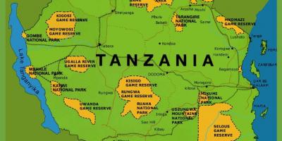 Peta dari tanzania