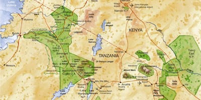 Peta utara tanzania