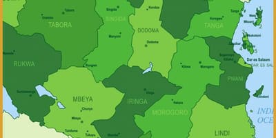 Peta vegetasi tanzania